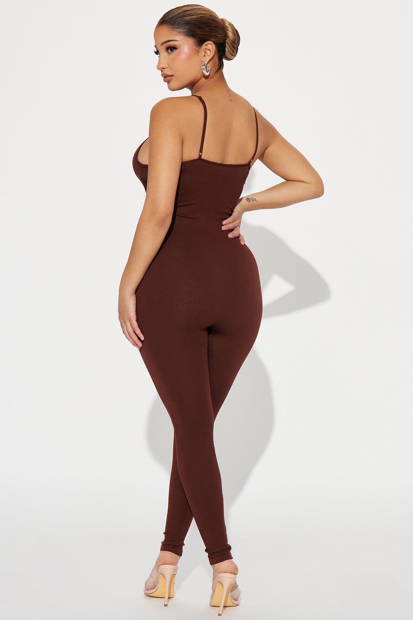 Doing Extra Padded Jumpsuit - Brown sold by Fashion Nova product image thumbnail 3