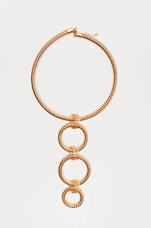 Feel The Heat Necklace - Gold sold by Fashion Nova