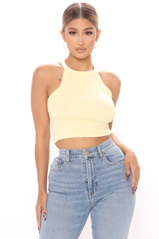 Whatever You Want Top - Yellow sold by Fashion Nova