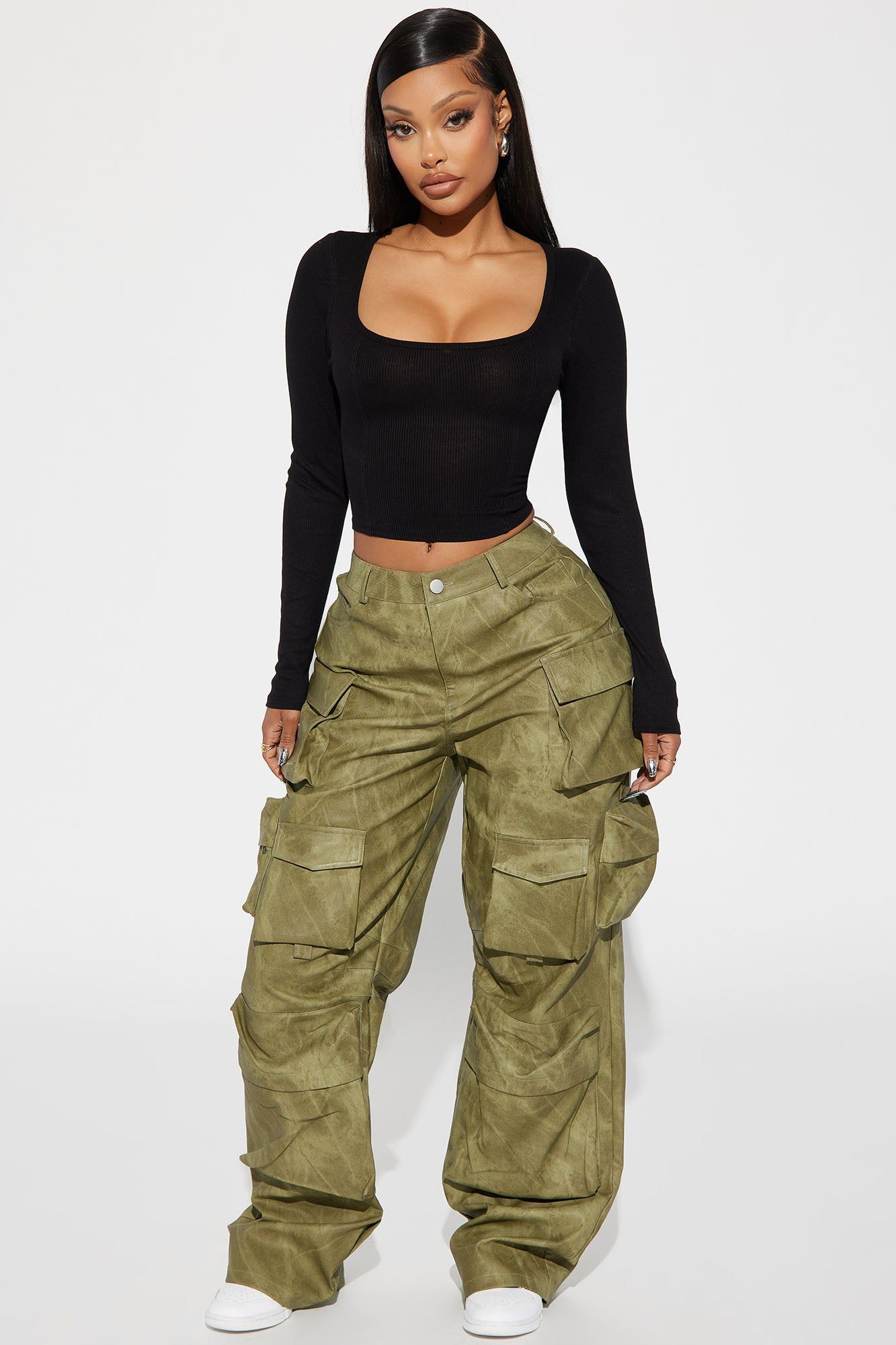 Dana Ribbed Top - Black sold by Fashion Nova product image thumbnail 2