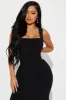 Sydney Low Back Maxi Dress - Black sold by Fashion Nova