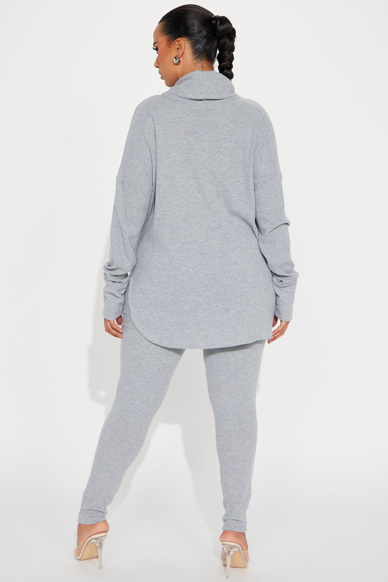 Raegan Legging Set - Heather Grey sold by Fashion Nova product image thumbnail 6