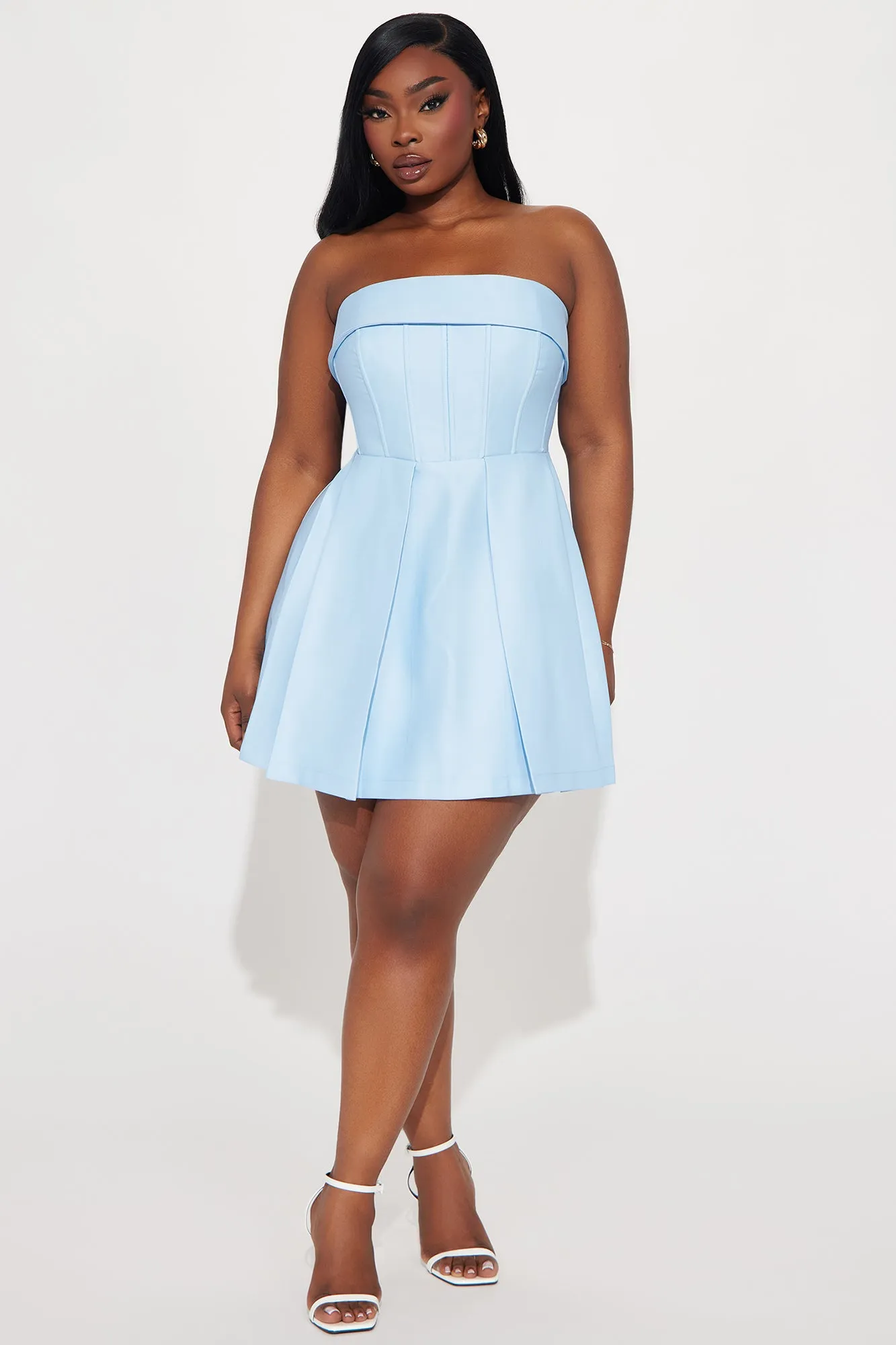 Definitely Darling Mini Dress - Light Blue sold by Fashion Nova product image thumbnail 5
