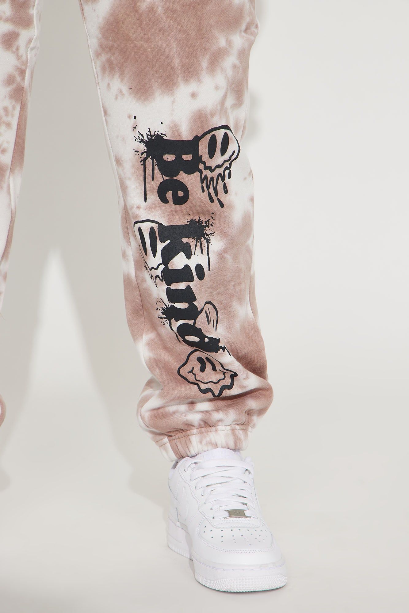 Be Kind Tie Dye Jogger Set - Mocha/combo sold by Fashion Nova product image thumbnail 4