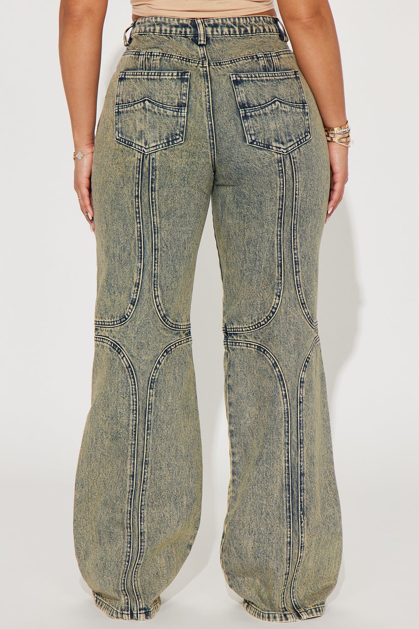 Exclusivity Tinted Baggy Jeans - Vintage Wash sold by Fashion Nova product image thumbnail 3