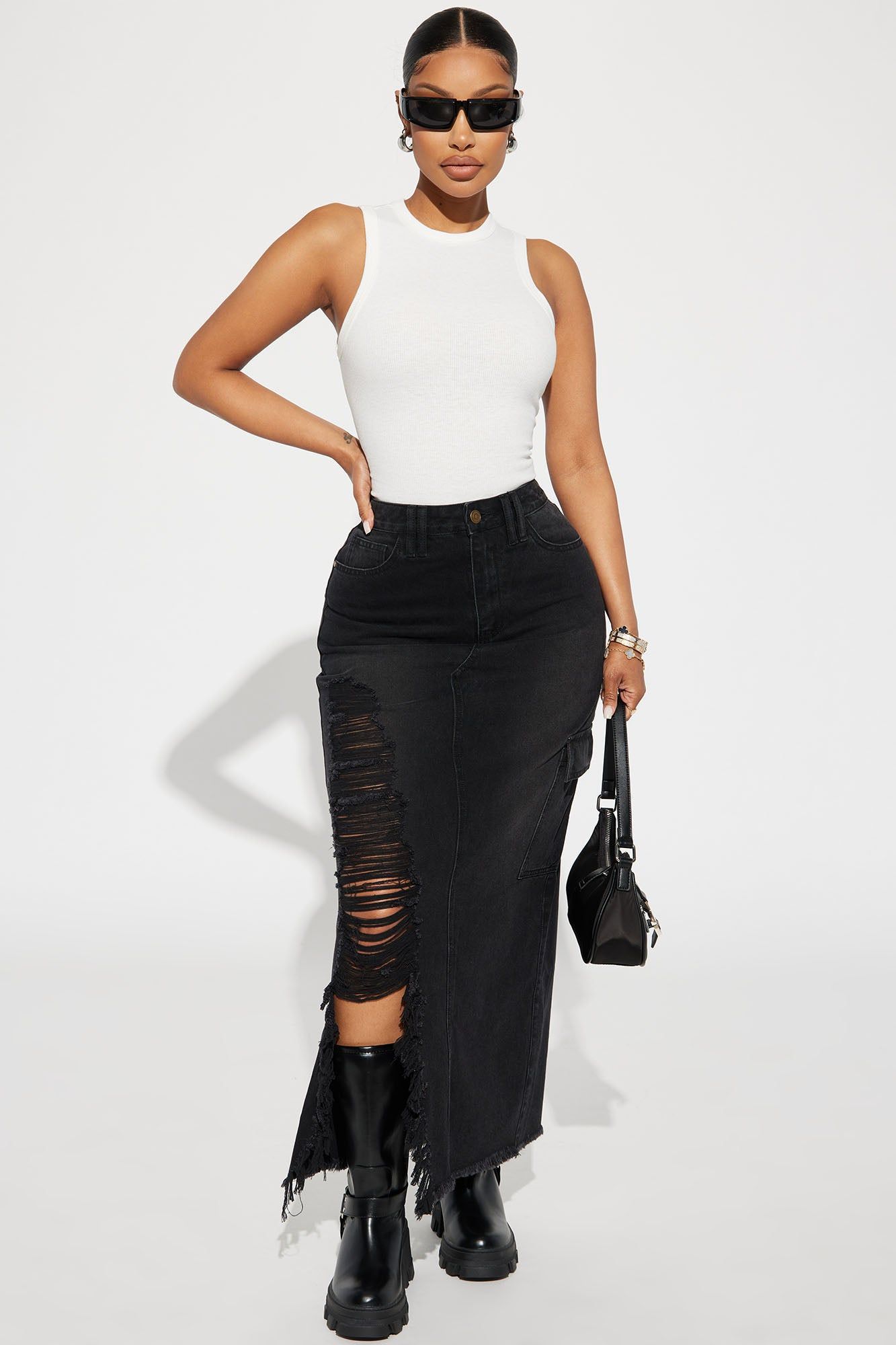 Lily Ribbed Tank - Off White sold by Fashion Nova product image thumbnail 2
