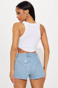 Just Add Tequila Top - White sold by Fashion Nova