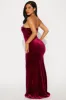 Kendra Embellished Velvet Maxi Dress - Magenta sold by Fashion Nova