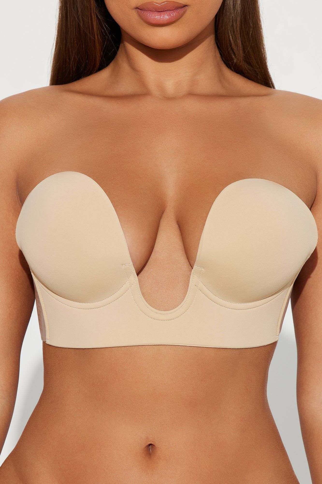 Keep It Together Plunge Bra - Nude sold by Fashion Nova