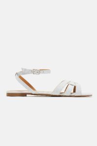 People Pleaser Flat Sandals - Silver sold by Fashion Nova
