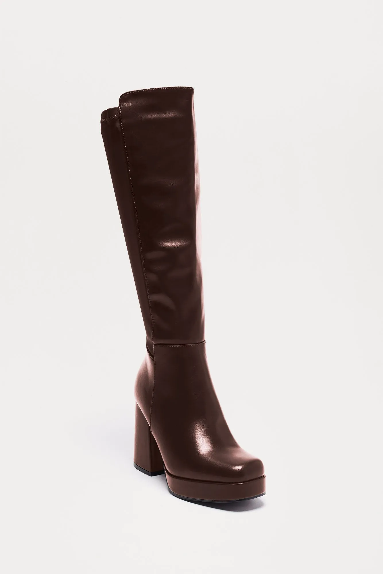 Vic Knee High Boots - Brown sold by Fashion Nova product image thumbnail 3