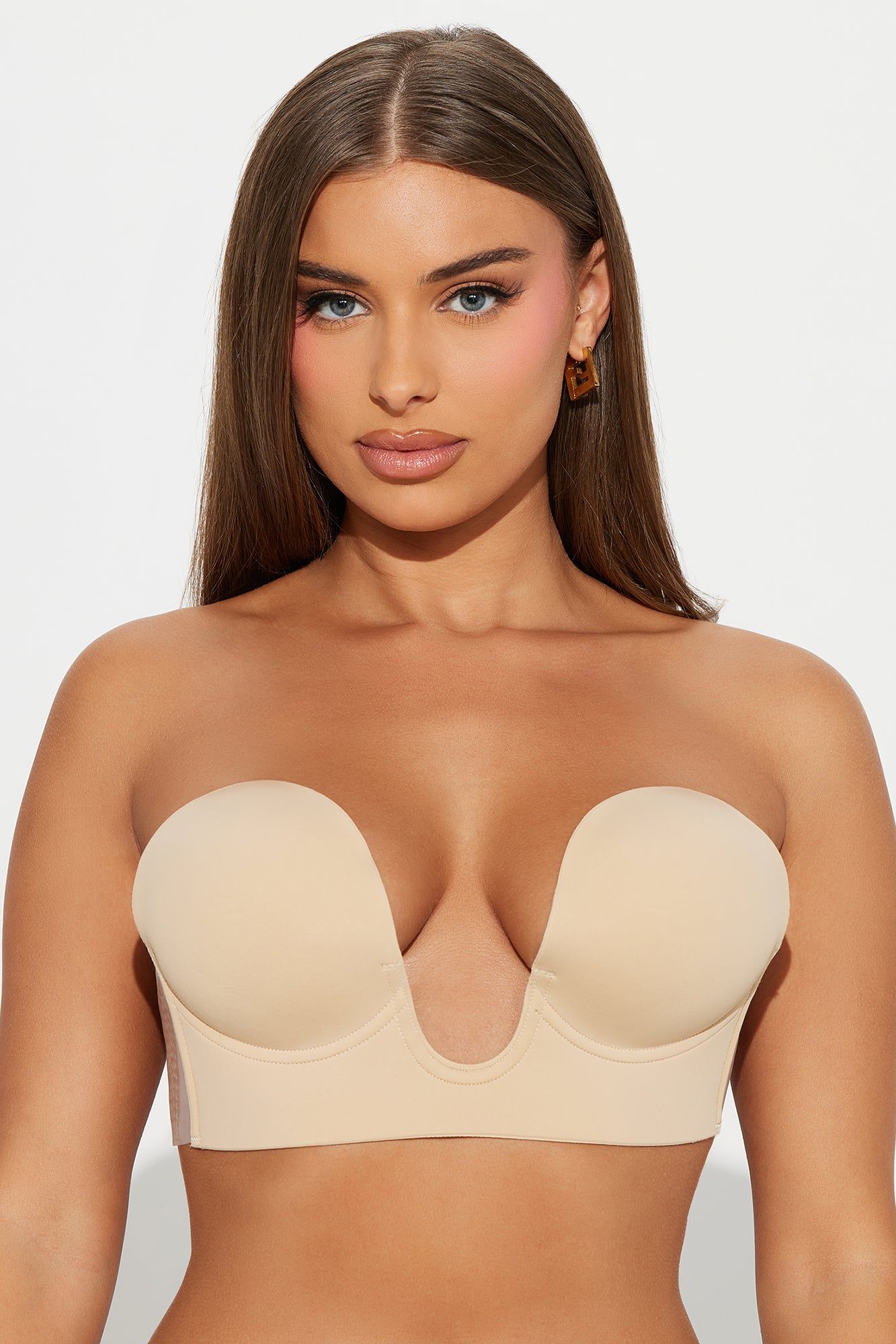 Keep It Together Plunge Bra - Nude sold by Fashion Nova product image thumbnail 2