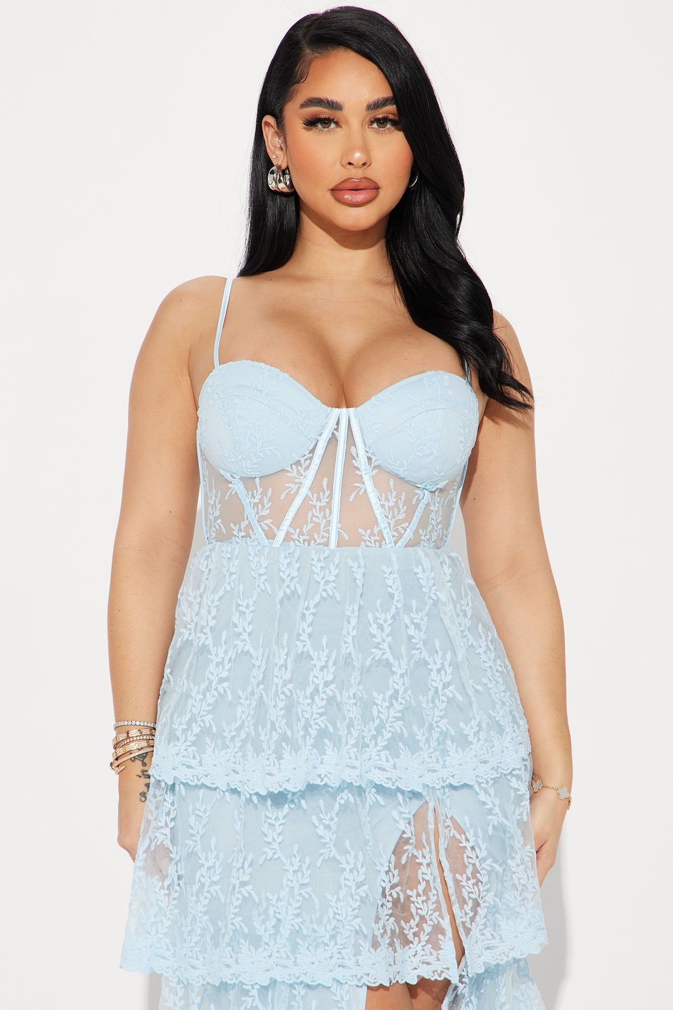 Lovely Lace Gown - Light Blue sold by Fashion Nova product image thumbnail 2