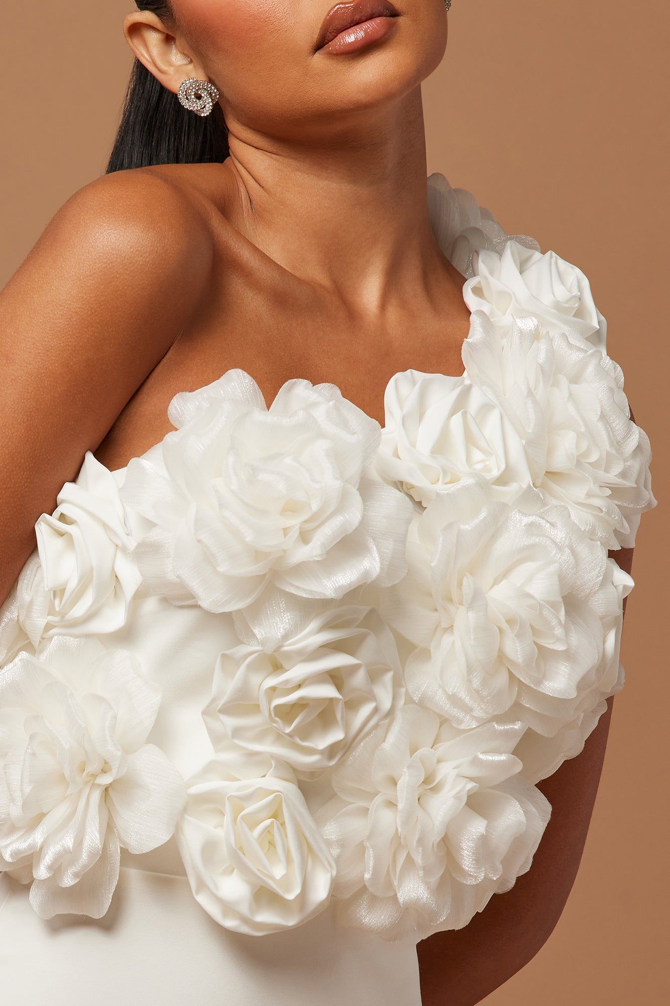 Cindy Floral Midi Dress - White sold by Fashion Nova product image thumbnail 3