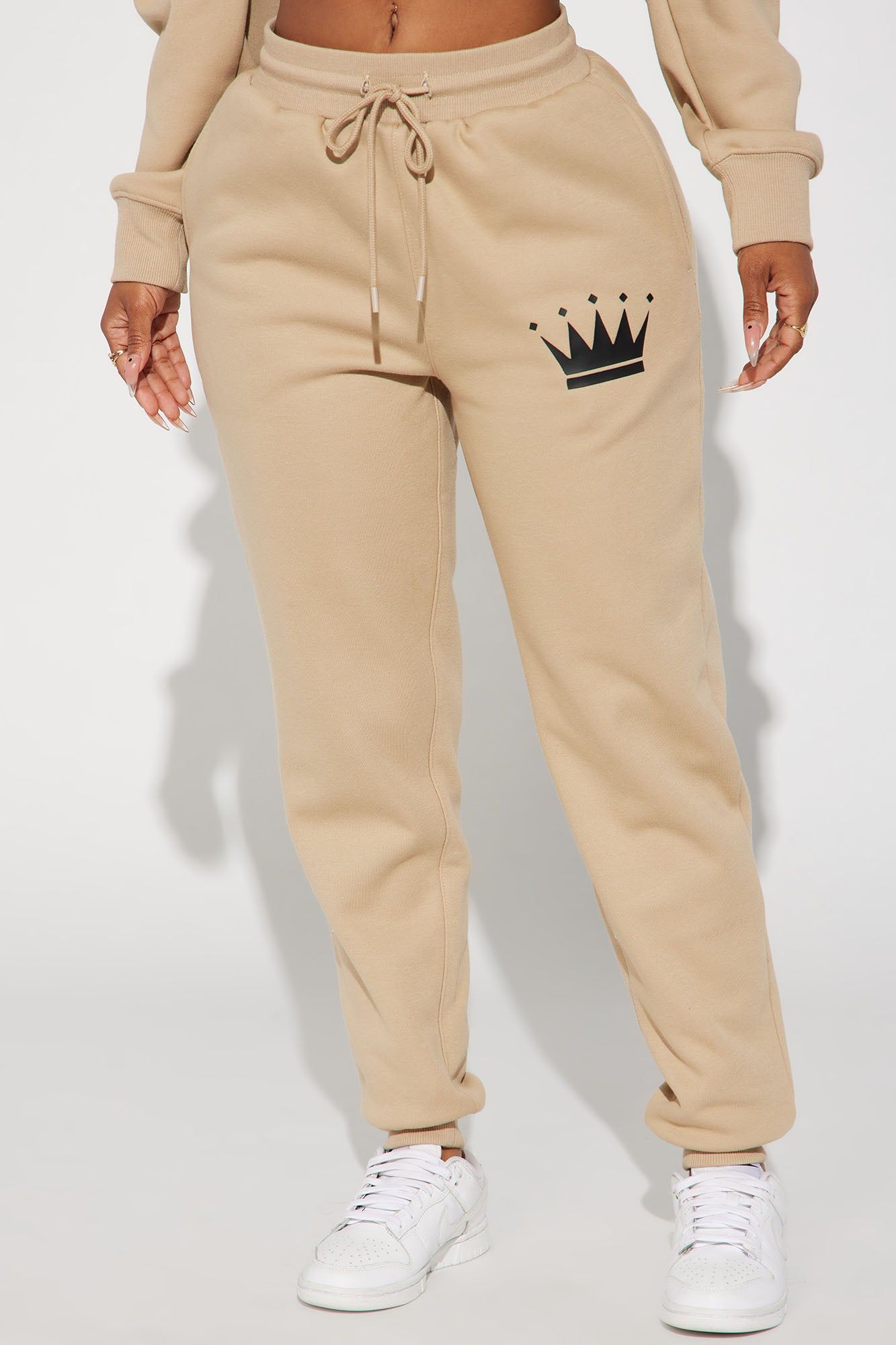 Family Goals Women's Queen Jogger - Taupe sold by Fashion Nova product image thumbnail 2