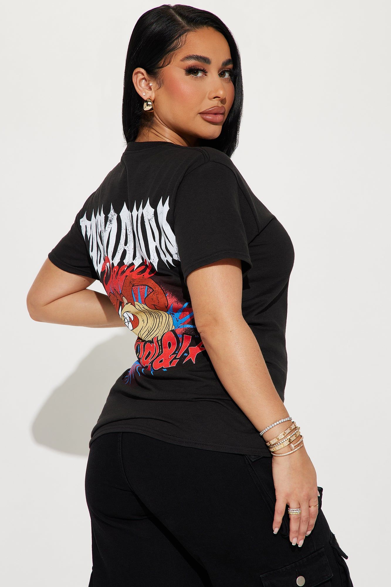 Tasmanian Devil Graphic Tee - Black sold by Fashion Nova product image thumbnail 3