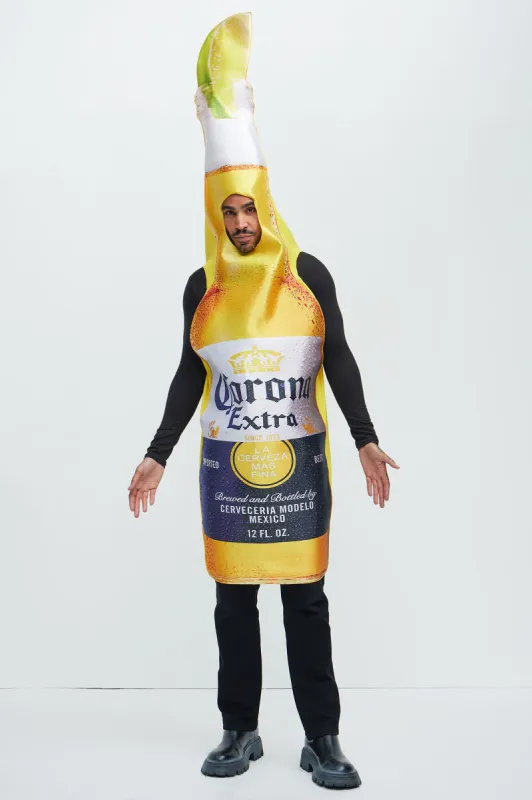 Corona Beer Bottle 1 Piece Tunic Costume - Yellow sold by Fashion Nova