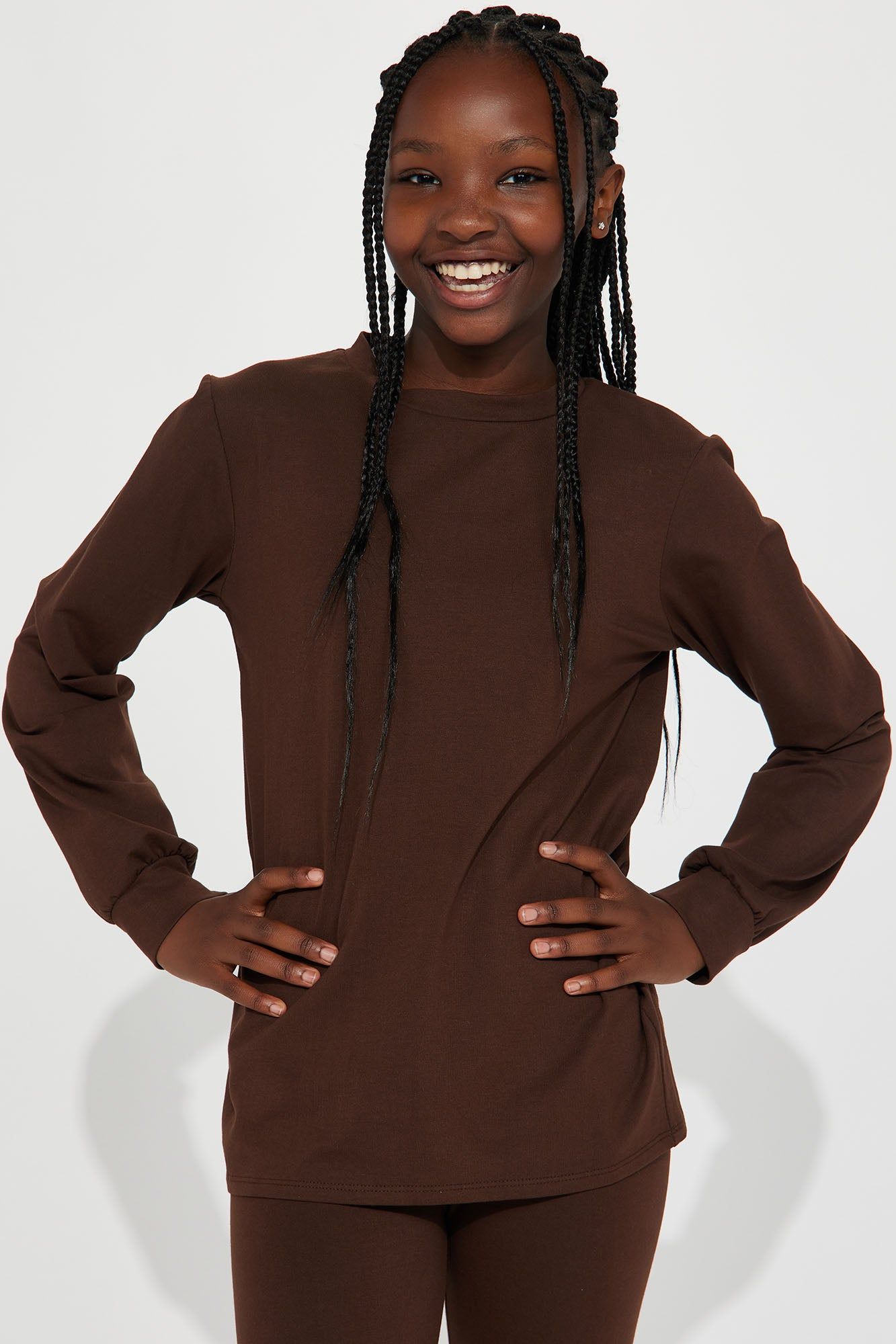 Mini Paparazzi II Legging Set - Chocolate sold by Fashion Nova product image thumbnail 2