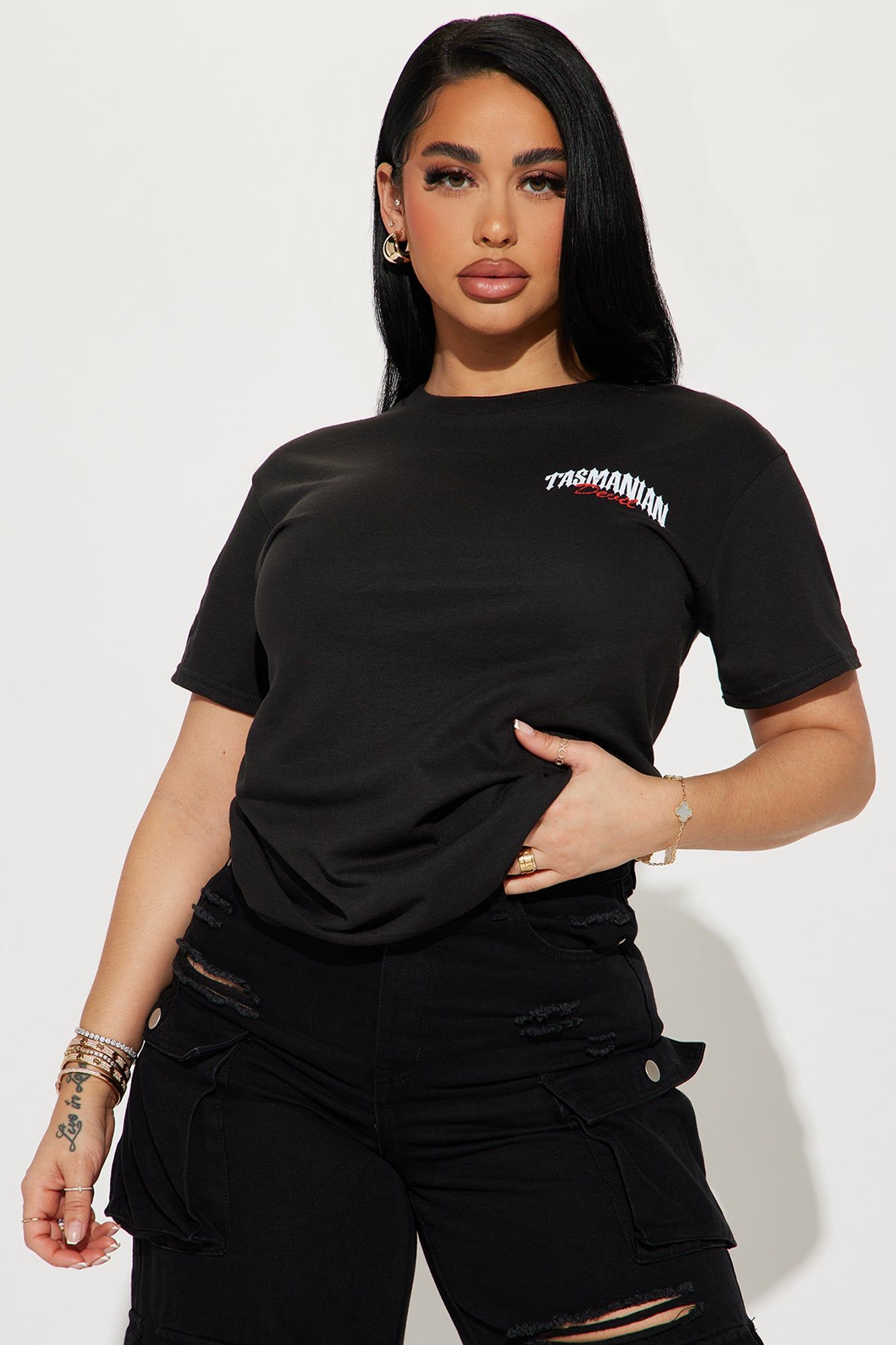 Tasmanian Devil Graphic Tee - Black sold by Fashion Nova product image thumbnail 2