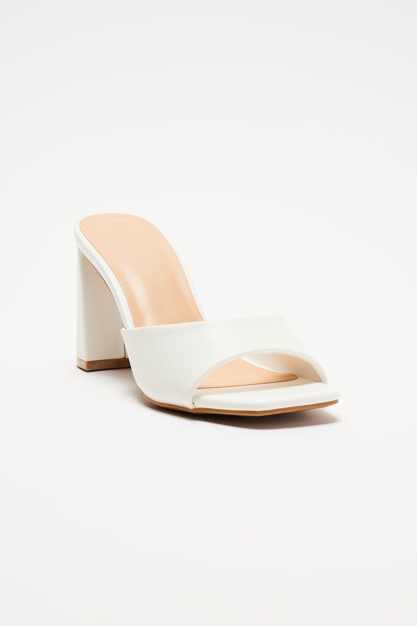 Take Me Somewhere Mules - White sold by Fashion Nova product image thumbnail 3