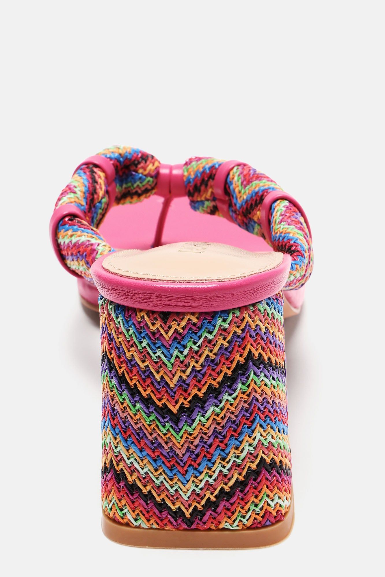 Find Your Oasis Heeled Sandals - Pink/combo sold by Fashion Nova product image thumbnail 5