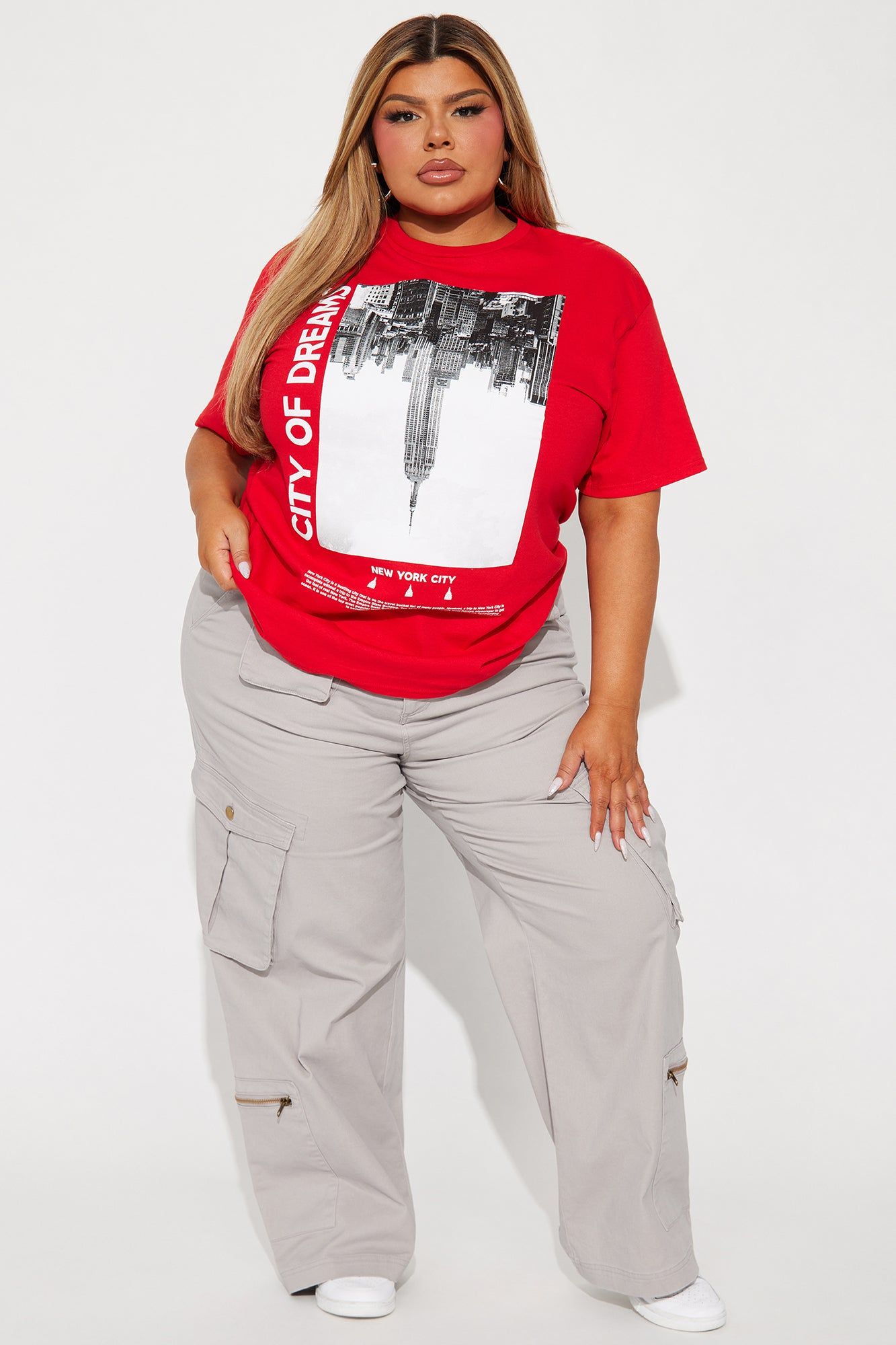 New York Is The City of Dreams Tee - Red sold by Fashion Nova product image thumbnail 5