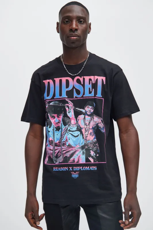 Dipset I Really Mean It Short Sleeve Tee - Black sold by Fashion Nova
