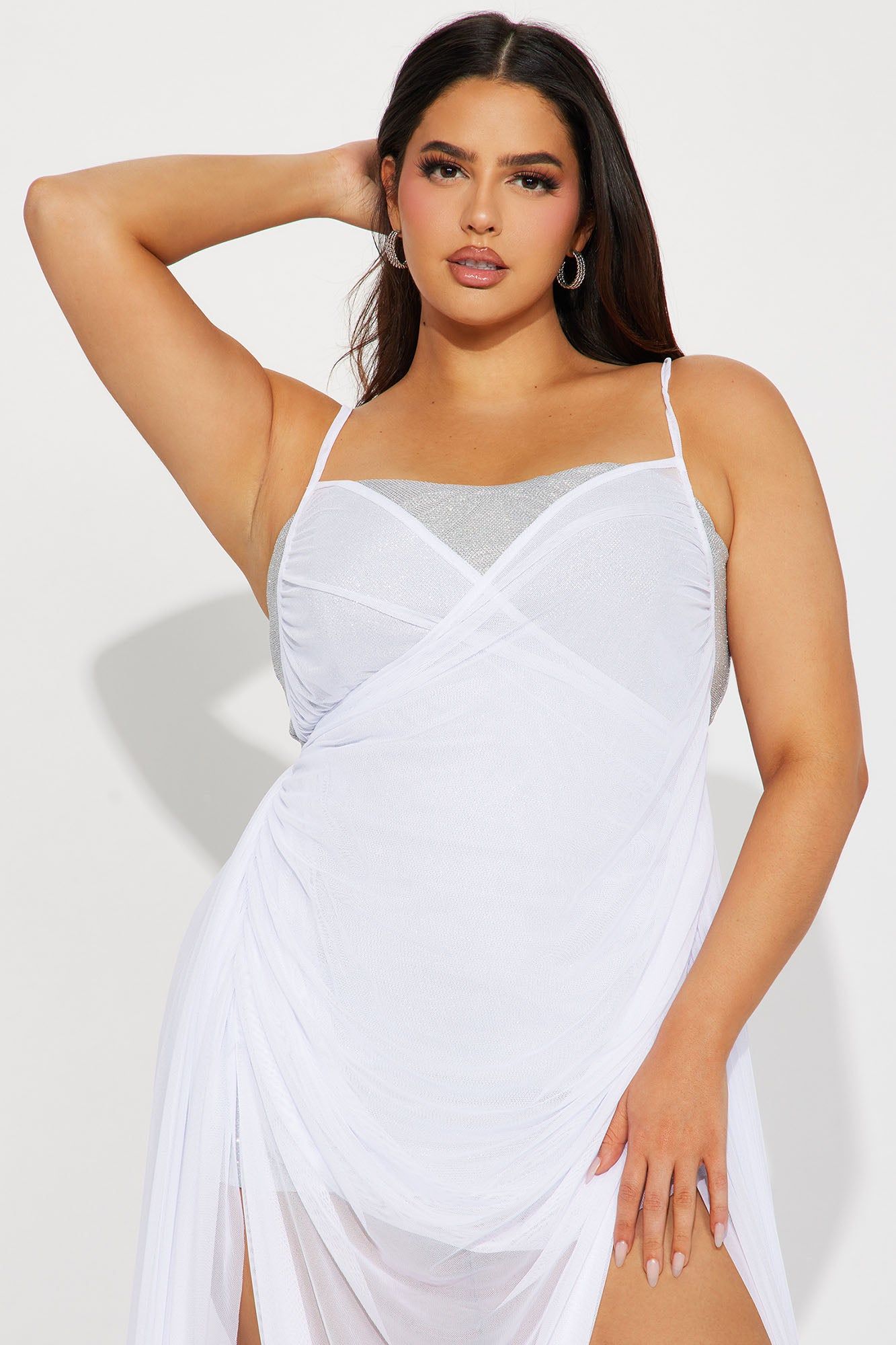 Serena Tulle Gown - Silver sold by Fashion Nova product image thumbnail 5