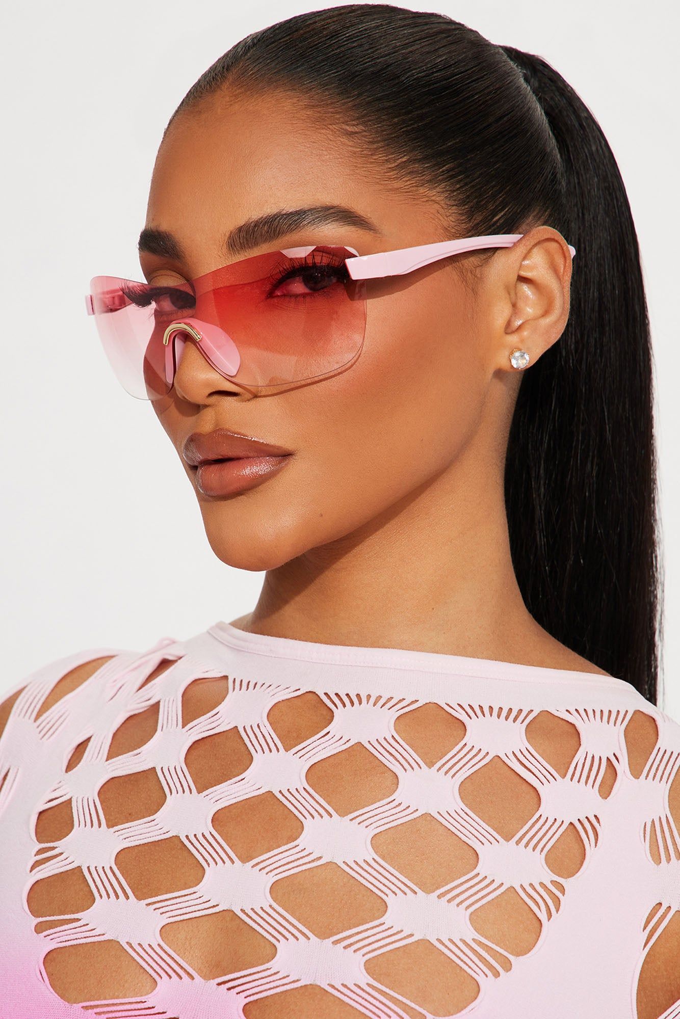 Hot Girl Summer Mindset Sunglasses - Pink sold by Fashion Nova