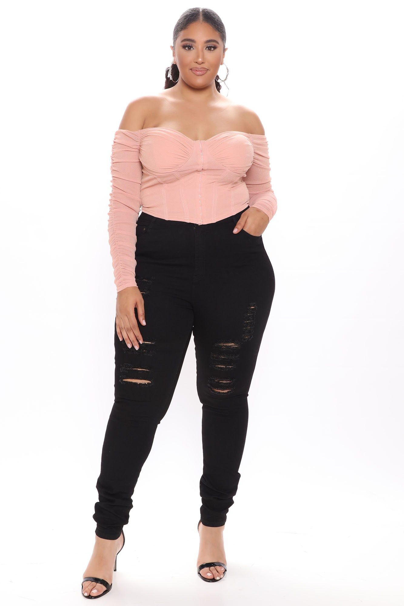 Hooked On That Sparkle Top - Pink sold by Fashion Nova product image thumbnail 5