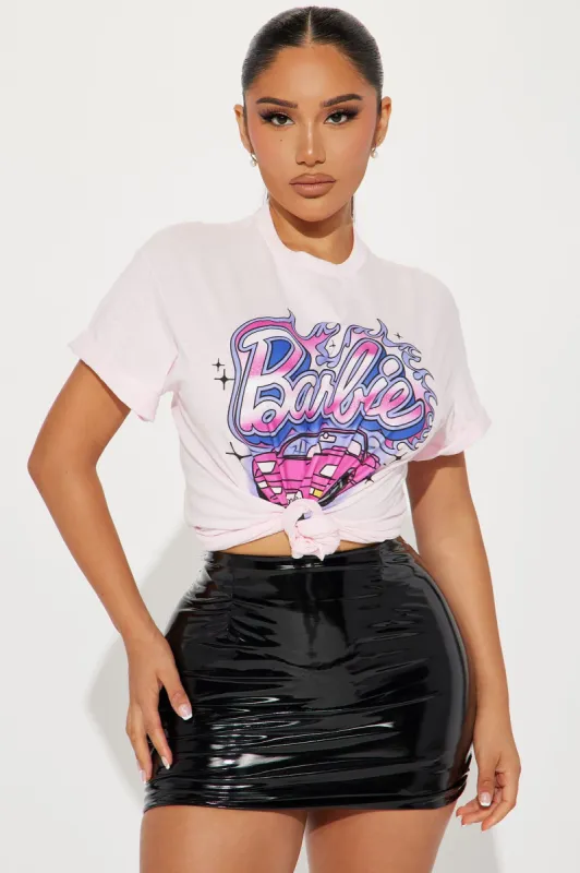 Drop Top Livin' Barbie Graphic Tee - Pink sold by Fashion Nova