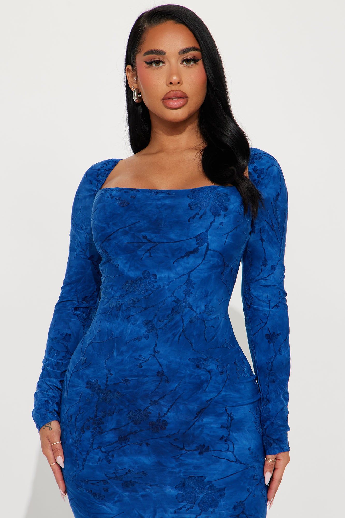 Leah Maxi Dress - Blue sold by Fashion Nova product image thumbnail 2