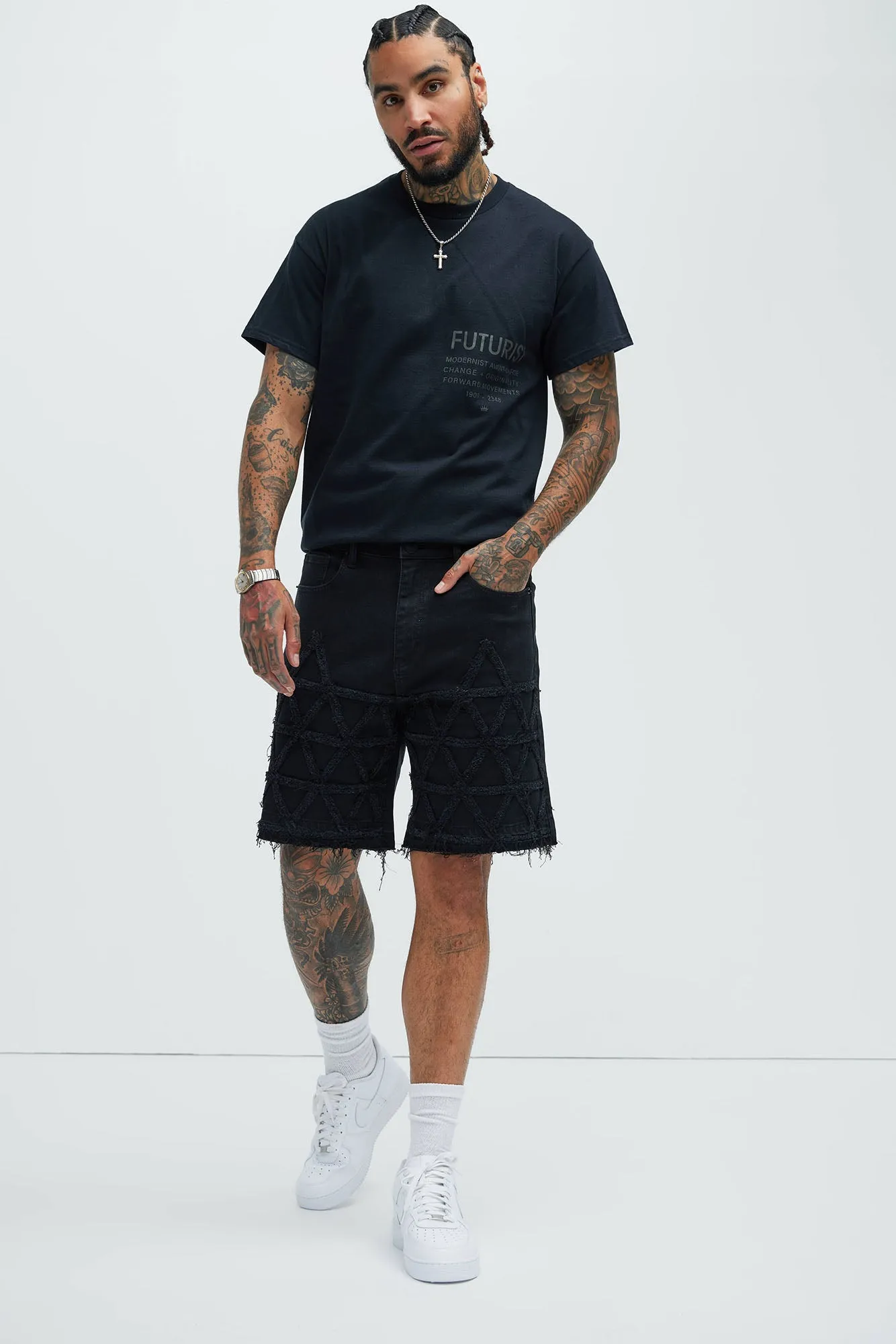 Futurist Short Sleeve Tee - Black sold by Fashion Nova product image thumbnail 2