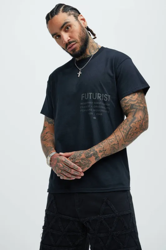 Futurist Short Sleeve Tee - Black sold by Fashion Nova