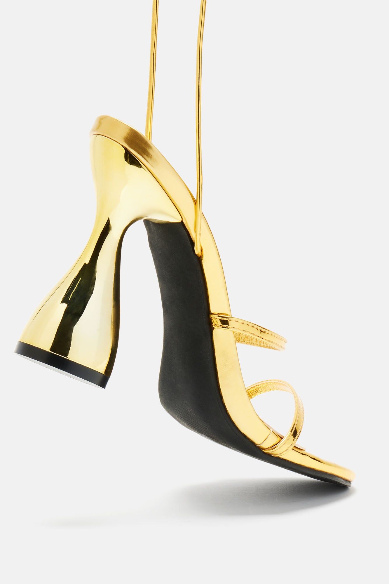 Out And About Wrap Up Heels - Gold sold by Fashion Nova product image thumbnail 5