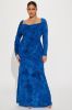 Leah Maxi Dress - Blue sold by Fashion Nova