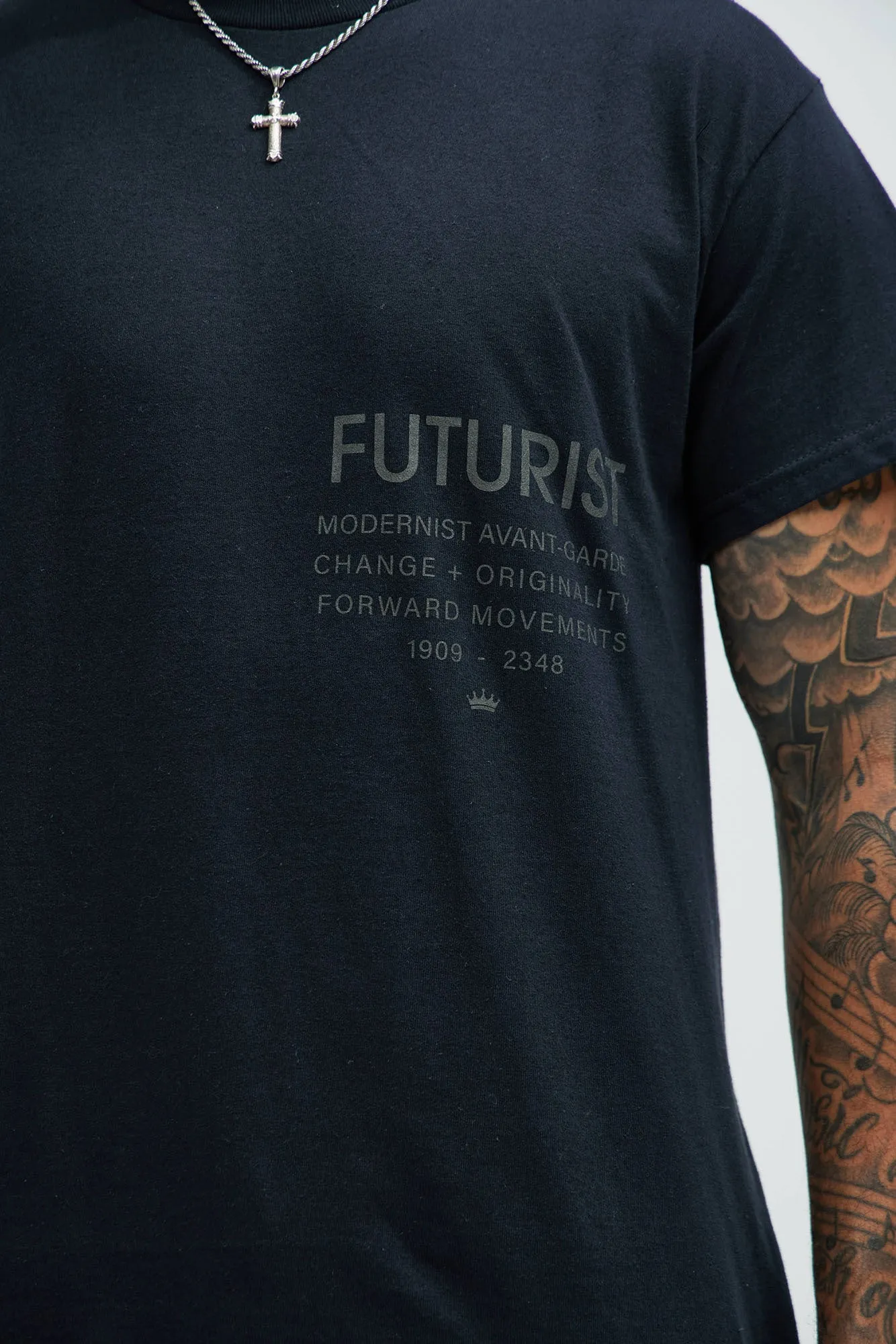 Futurist Short Sleeve Tee - Black sold by Fashion Nova product image thumbnail 3