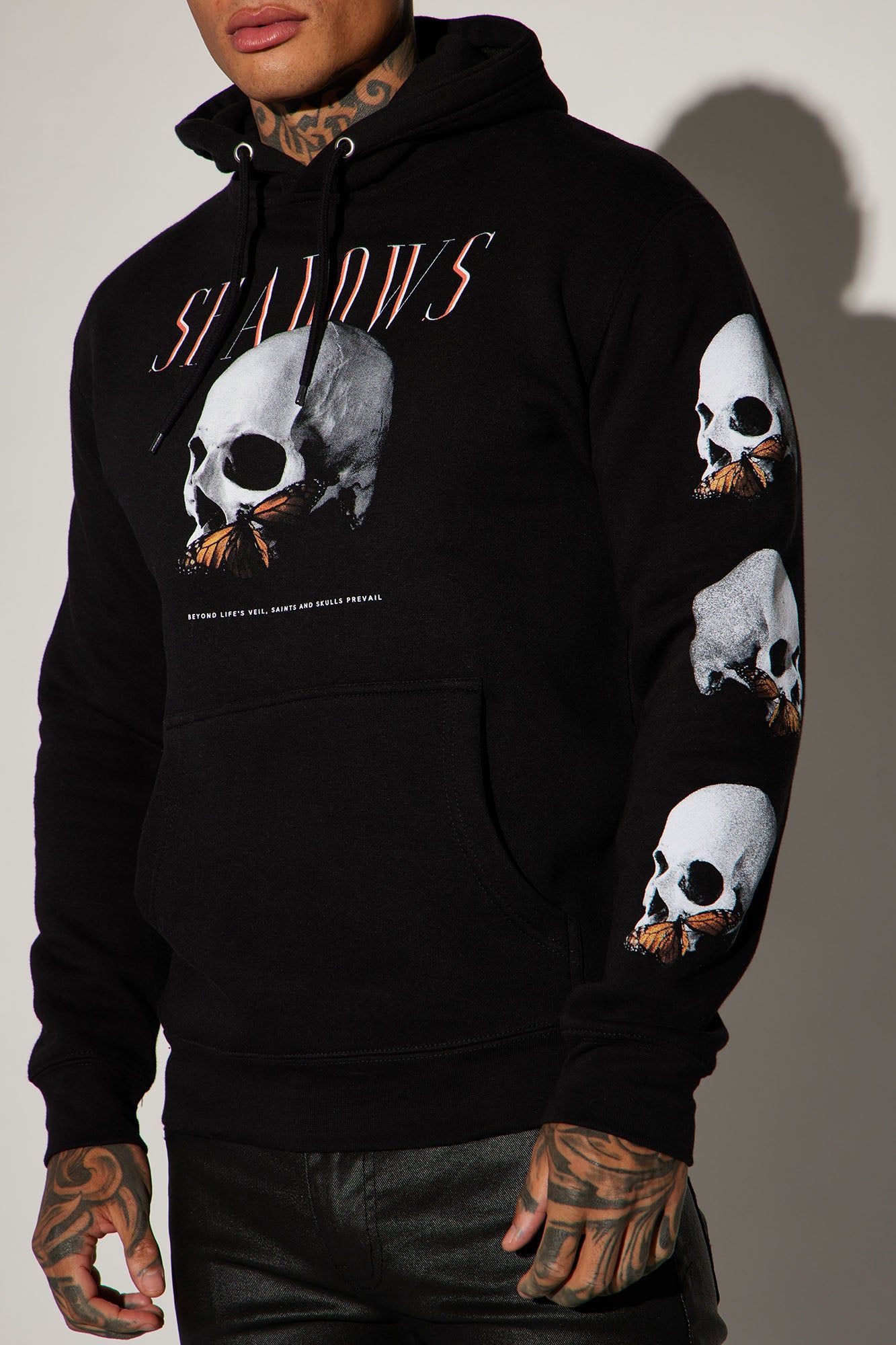 Shadow Saints Hoodie - Black sold by Fashion Nova product image thumbnail 3