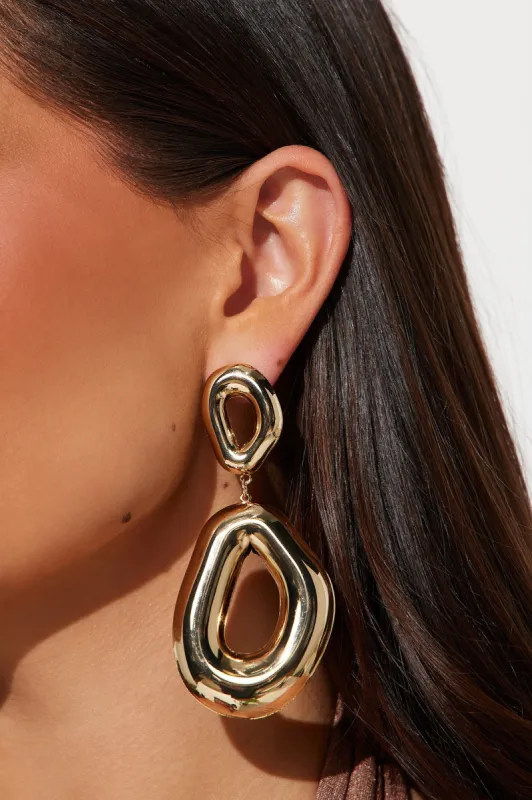 Getty Villa Earrings - Gold sold by Fashion Nova