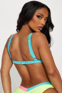 Luxe Escape Triangle Bikini Top - Lime sold by Fashion Nova