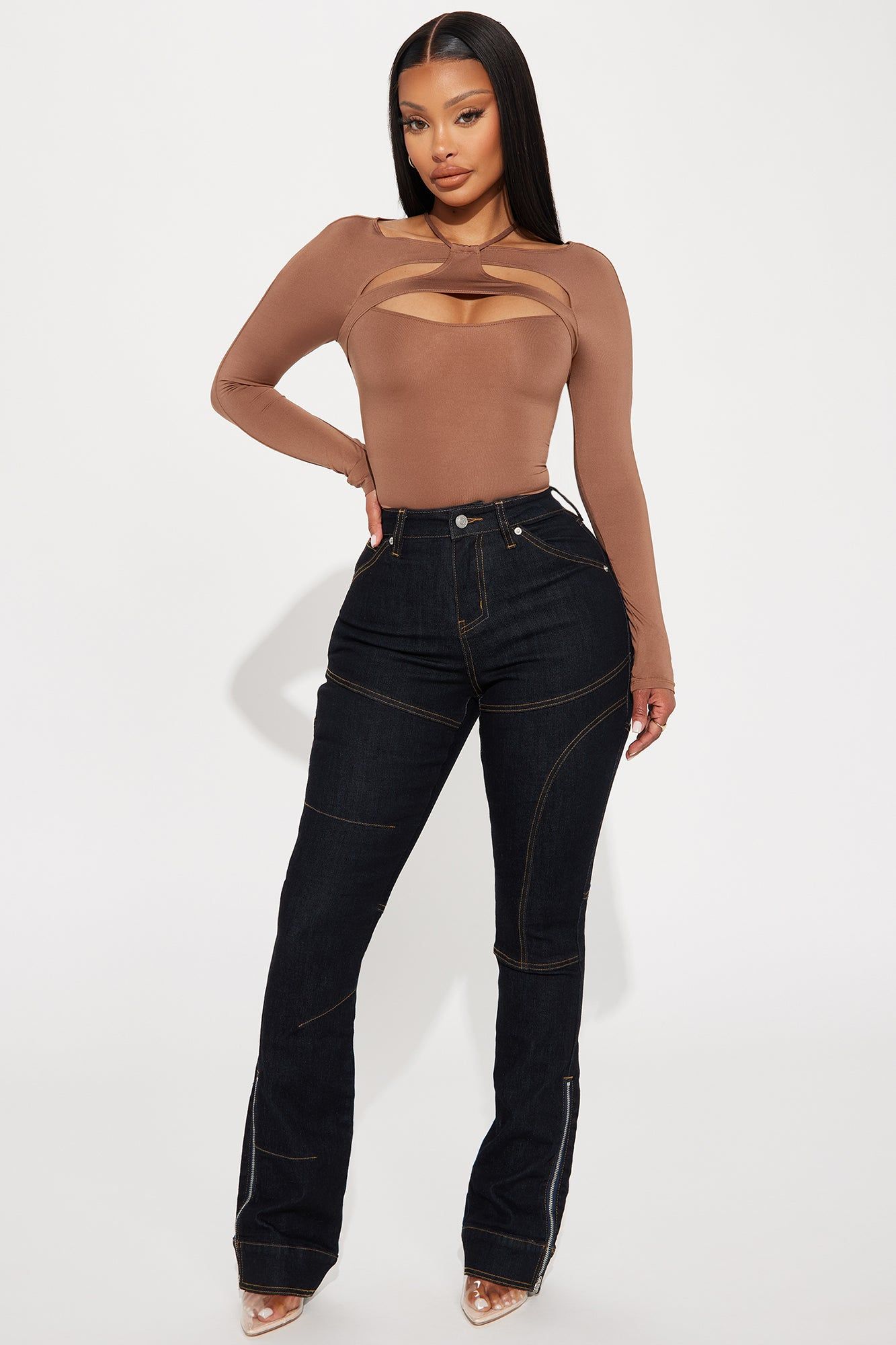 Do What I Want Bodysuit - Mocha sold by Fashion Nova product image thumbnail 2