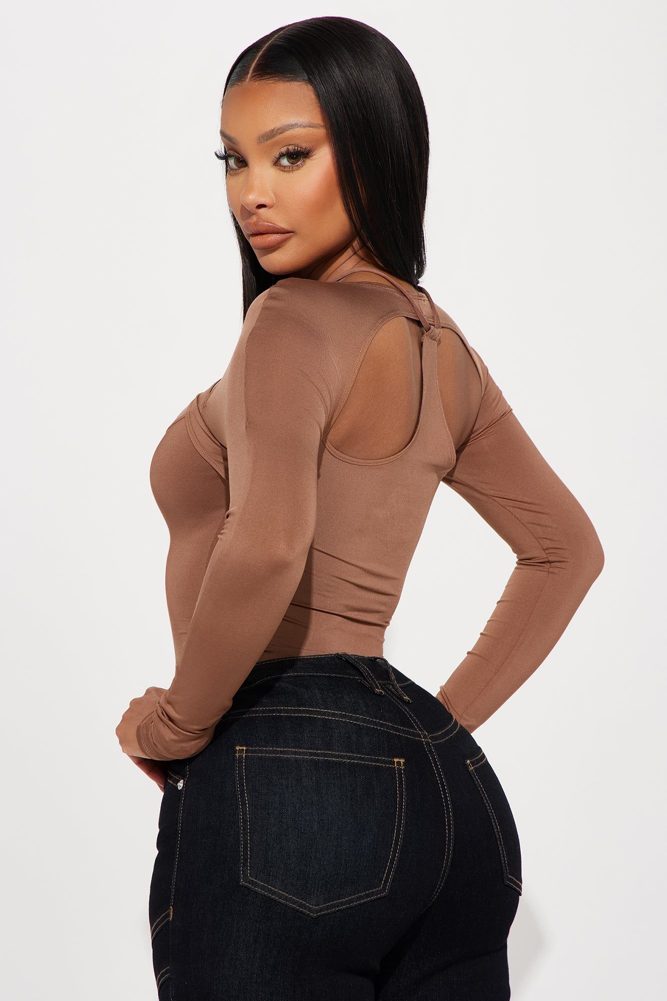 Do What I Want Bodysuit - Mocha sold by Fashion Nova product image thumbnail 4