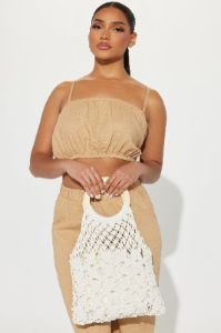 Sandy Days Tote Bag - Ivory sold by Fashion Nova