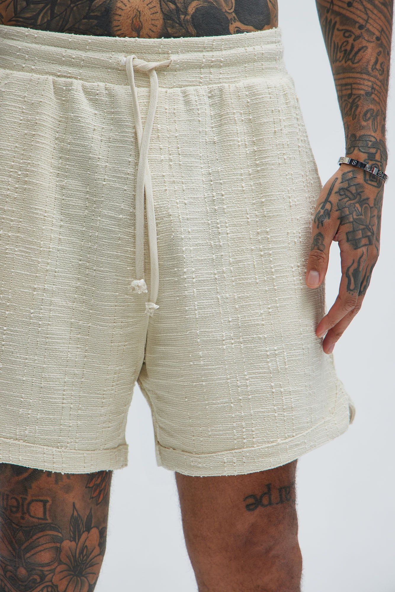 Jordan Textured Volley Shorts - Off White sold by Fashion Nova product image thumbnail 3