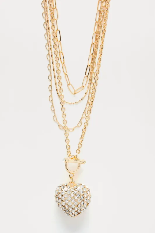 Close To My Heart Layered Necklace - Gold sold by Fashion Nova