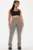Break A Sweat Active Yoga Pant - Charcoal sold by Fashion Nova