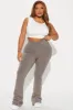 Break A Sweat Active Yoga Pant - Charcoal sold by Fashion Nova