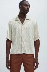 Miller Knitted Shirt - Off White sold by Fashion Nova