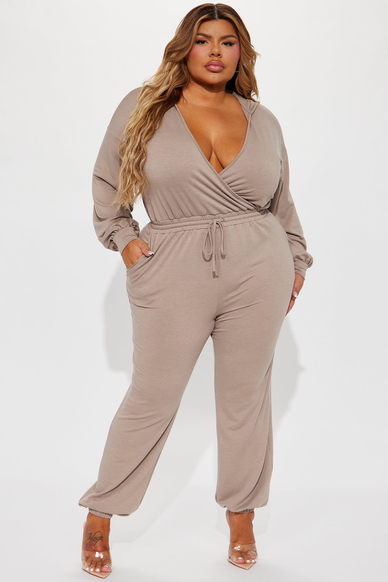 Slow Jams Jumpsuit - Mocha sold by Fashion Nova product image thumbnail 4