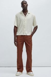 Miller Knitted Shirt - Off White sold by Fashion Nova
